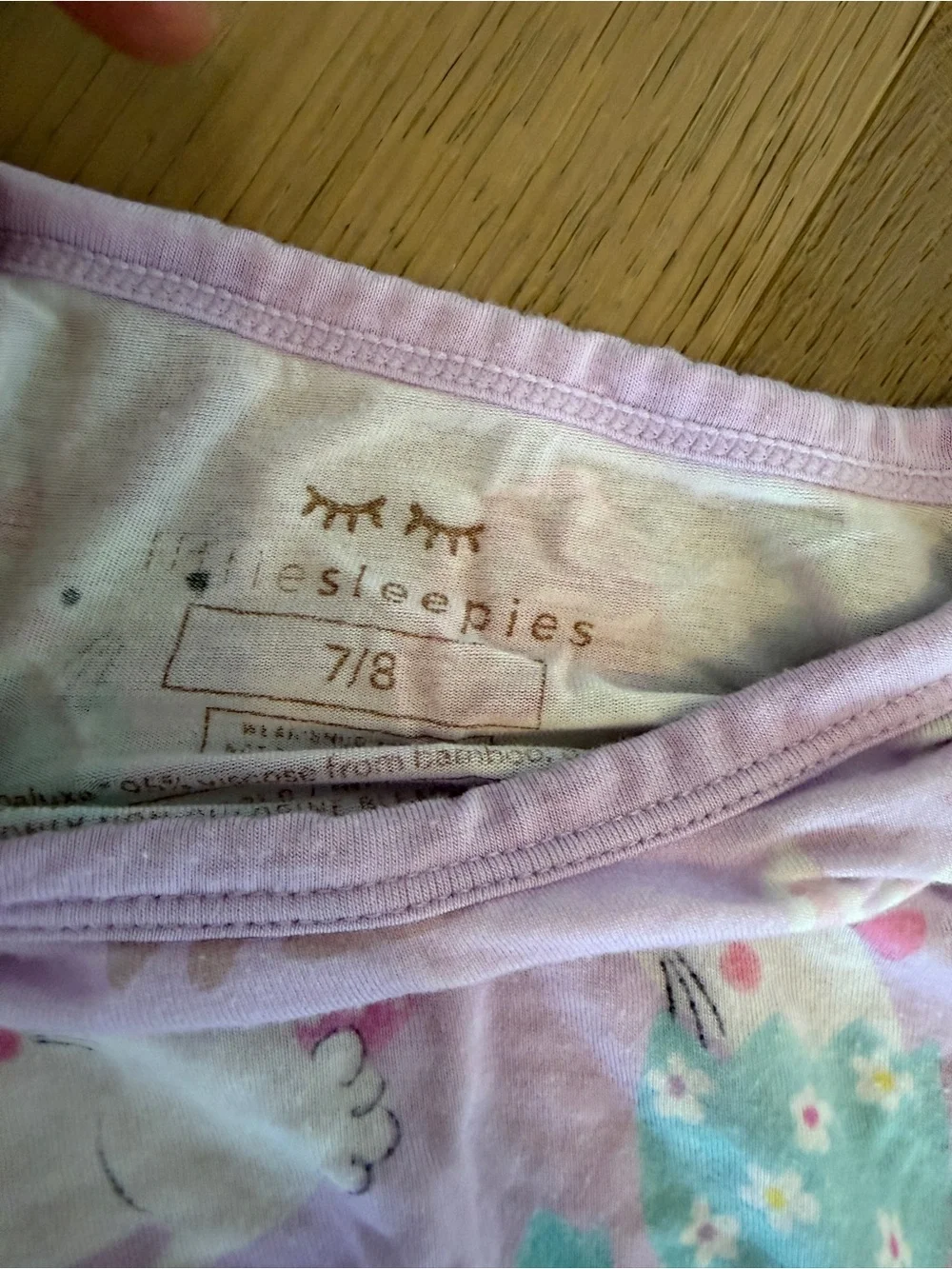 Little Sleepies Pink Bunny & Egg Short Pajama Set